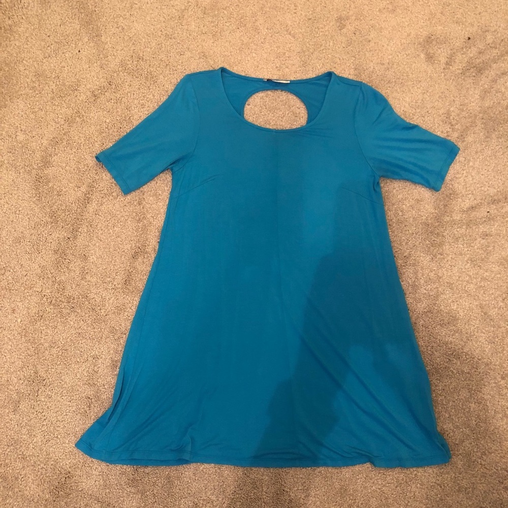Blue dress